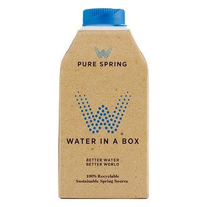 Framptons Water in a Box Natural Spring Water Carton