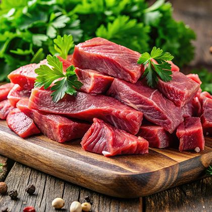 Halal Beef Rump Strips - Order by 2pm Mon-Fri for next delivery day