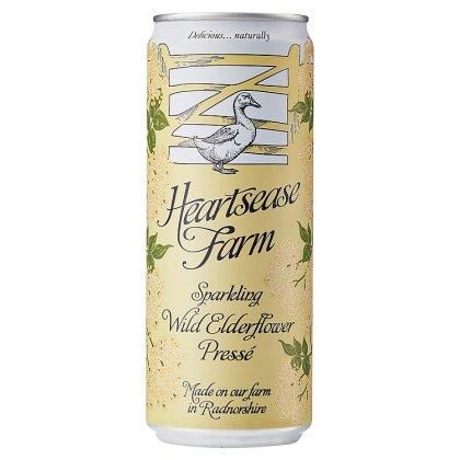 Heartsease Farm Wild Elderflower Sparkling Premium Pressé Cans 330ml