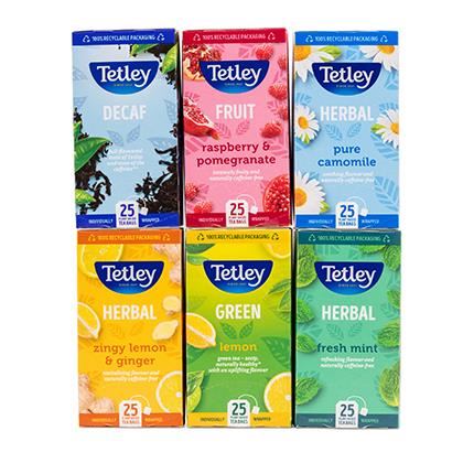 Tetley Mixed Variety S&T Envelopes (Case of 6)