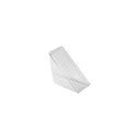 rPET Deepfill Hinged Clear Sandwich Wedge (Case of 1)