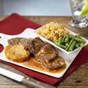 Hermolis Kosher Sliced Beef in Gravy (Case of 10)