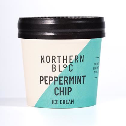 Northern Bloc Peppermint Chip Ice Cream (Case of 24)