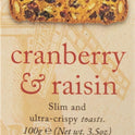 ARTISAN BISCUITS Miller's Toast Cranberry & Raisin 100g - 1 Case