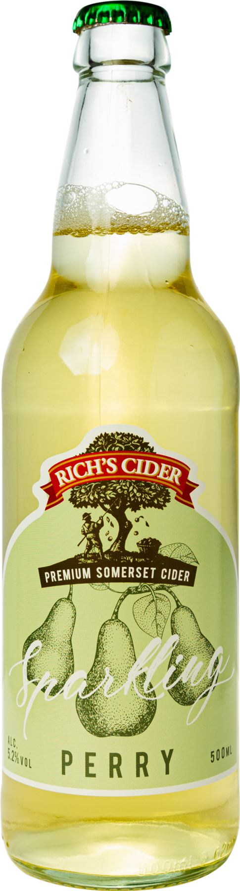 RICH'S CIDER Sparkling Perry 5.2% ABV 500ml