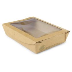 Kraft PLA Window Salad Box Large