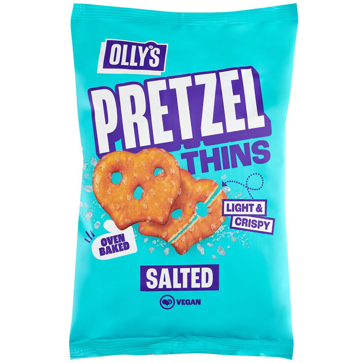 Olly's Pretzel Thins - Salted Original (Case of 7)