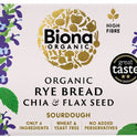 BIONA Organic Rye, Chia & Flax Seed Bread 500g - 1 Case