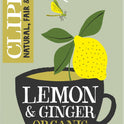 CLIPPER 20 Organic Lemon & Ginger Teabags 50g - 1 Case