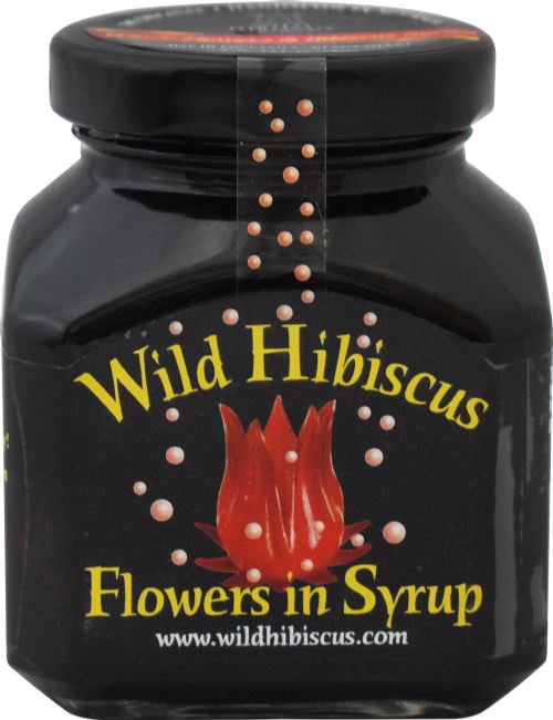 THE WILD HIBISCUS FLOWER CO. Wild Hibiscus Flowers in Syrup 250g