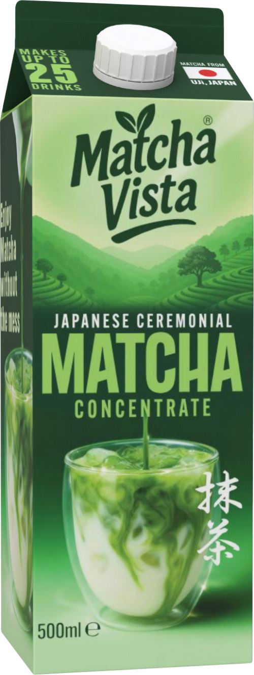 MATCHA VISTA Japanese Ceremonial Matcha Concentrate 500ml
