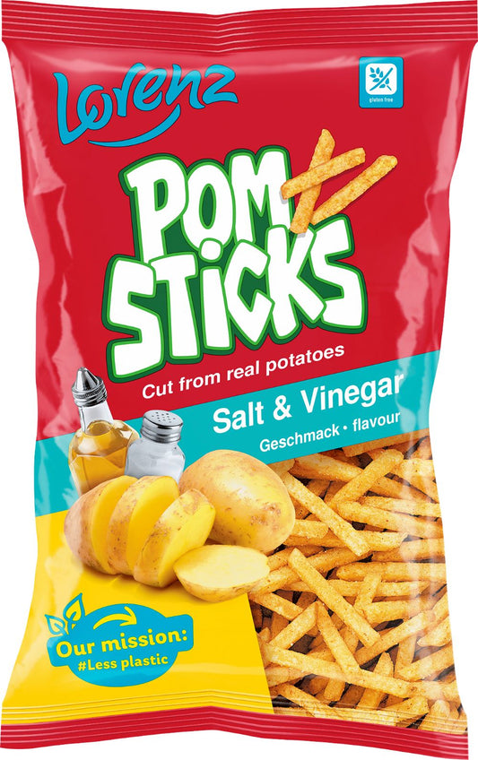 LORENZ Pomsticks - Salt & Vinegar 85g - 1 Case