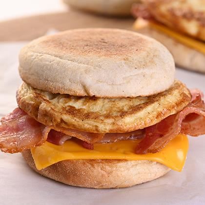 Free Range Cooked Plain Muffin Omelette