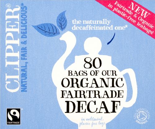 CLIPPER 80 Organic Fairtrade Decaf Teabags 232g