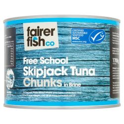 Fairer Fish MSC Skipjack Tuna Chunks in Brine