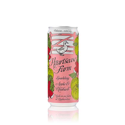 Heartsease Farm Sparkling Apple & Rhubarb Can