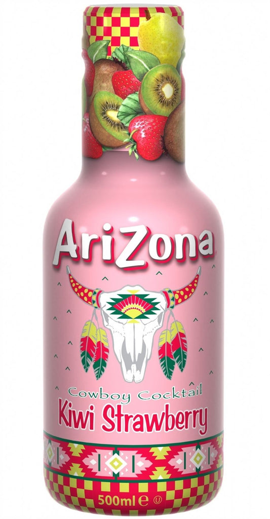ARIZONA Cowboy Cocktail Kiwi Strawberry - PET 500ml - 1 Case