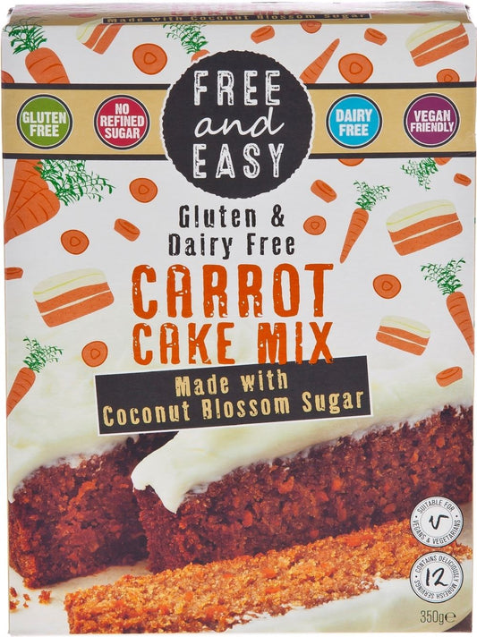 FREE AND EASY Carrot Cake Mix 350g - 1 Case