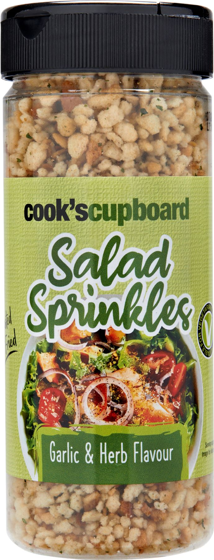 COOK'S CUPBOARD Salad Sprinkles - Garlic & Herb Flavour 150g - 1 Case