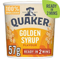 Quaker Oat So Simple Golden Syrup Flavour Porridge Pot 57g