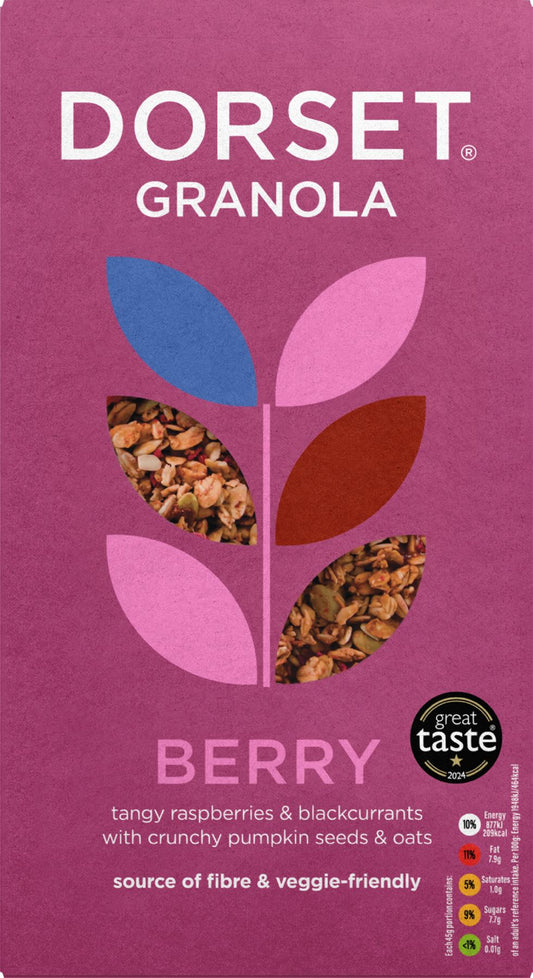 DORSET CEREALS Berry Granola 450g - 1 Case