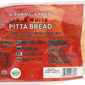 LEICESTER BAKERY 6 Large White Pitta Breads - 1 Case