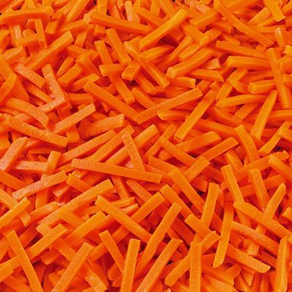 WRTE Prep Carrot Crudite Batons Graded