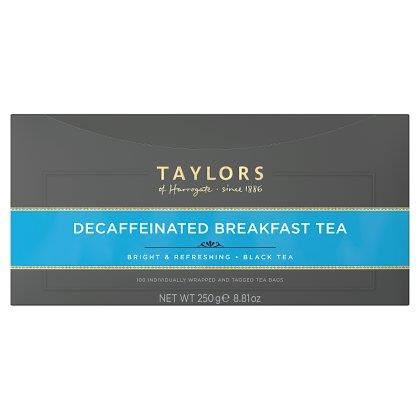 Taylors of Harrogate Decaffeinated Black Tea Envelope (Case of 1)