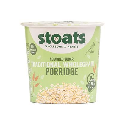 Stoats Original No Added Sugar Porridge Pots (Case of 16)