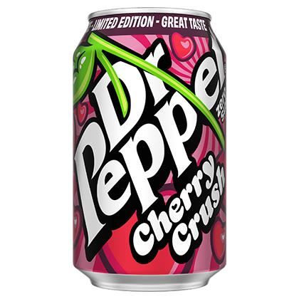 Dr Pepper Zero Cherry Crush Can