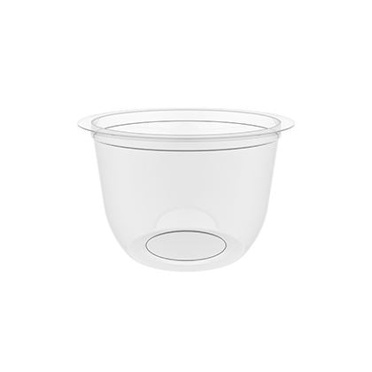 rPET Plastic Dessert Pot 8oz (Case of 1)