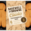 BAKEWELL AND BROWNE 6 Gingerbread Men 100g - 1 Case