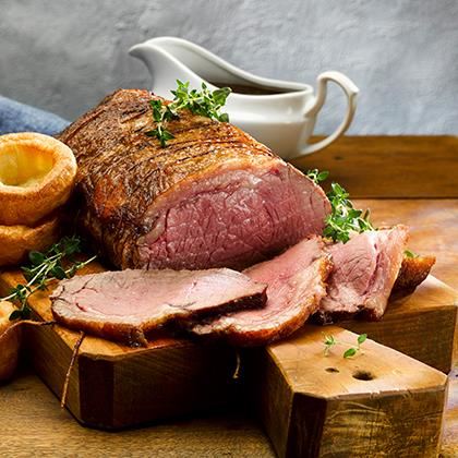 Red Tractor Half Beef Striploin Halal (Case of 1)
