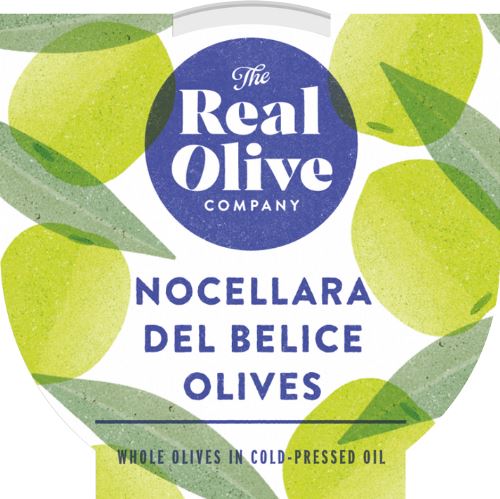 THE REAL OLIVE COMPANY Nocellara Del Belice - Deli Pot 180g