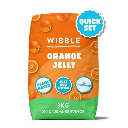 Wibble Orange Vegan Jelly Crystals Without Sweeteners