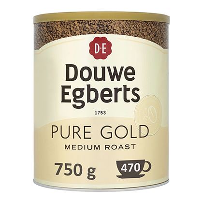 Douwe Egberts Pure Gold Freeze Dried Instant Coffee Tin
