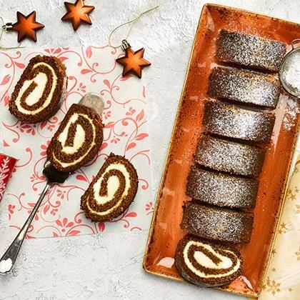 Mademoiselle Desserts Gingerbread Roulade