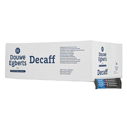Douwe Egberts Decaffeinated Freeze Dried Instant Coffee Sticks