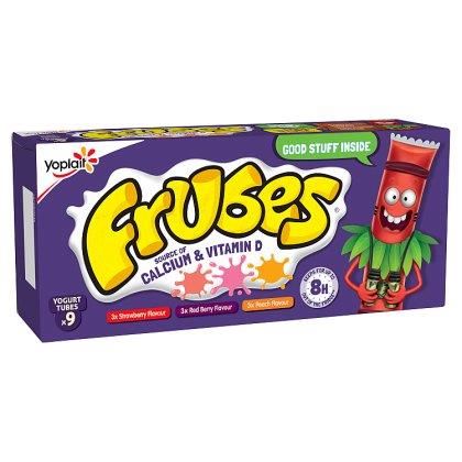 Frubes Mixed Case Strawberry  Peach & Red Berries