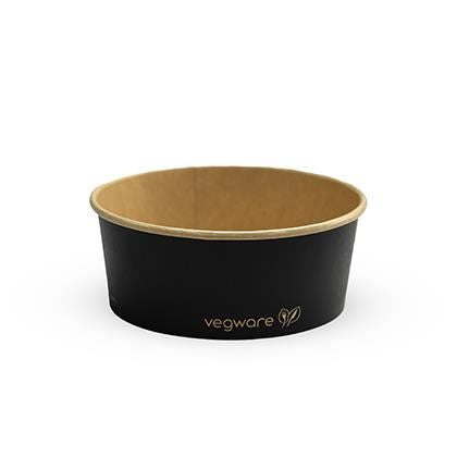 Black Round Container 24oz
