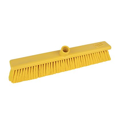 Hygiene Washable Broomhead Stiff Yellow 45cm