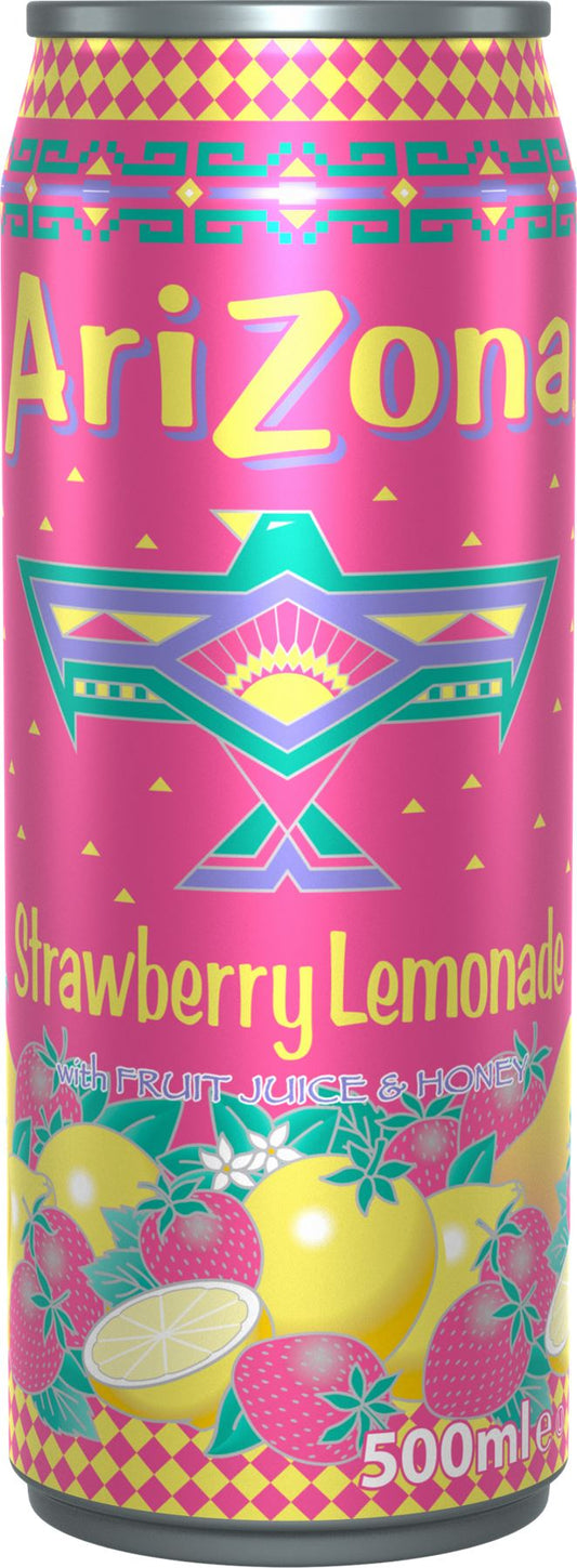 ARIZONA Cowboy Cocktail Strawberry Lemonade - Can 500ml - 1 Case