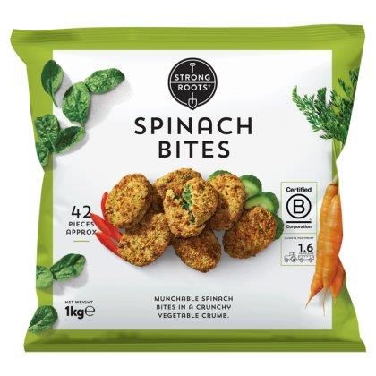 Strong Roots Spinach Bites (Case of 3)