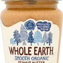 WHOLE EARTH Smooth Organic Peanut Butter 227g