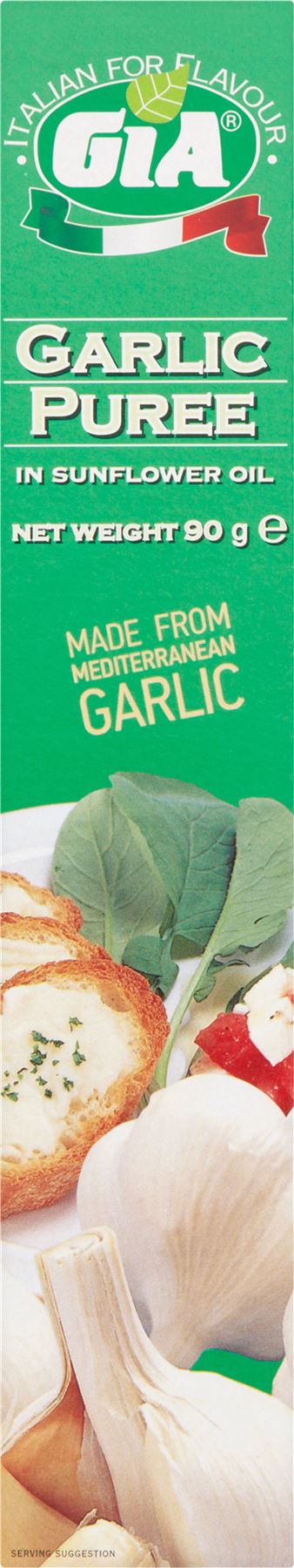 GIA Garlic Puree - Tube 90g - 1 Case
