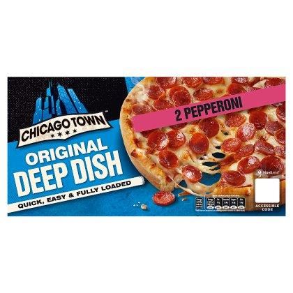 Chicago Town Deep Dish Pepperoni Pizzas 160g (Case of 12)
