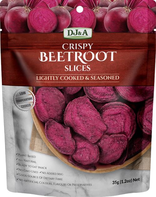 DJ&A Crispy Beetroot Slices 35g