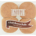 BAKERY SELECT 4 Soft Brown Rolls - 1 Case
