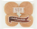 BAKERY SELECT 4 Soft Brown Rolls (Case of 15)