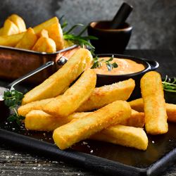 Gourmet Selection Triple Cooked Coated Chunky Chips 19mm